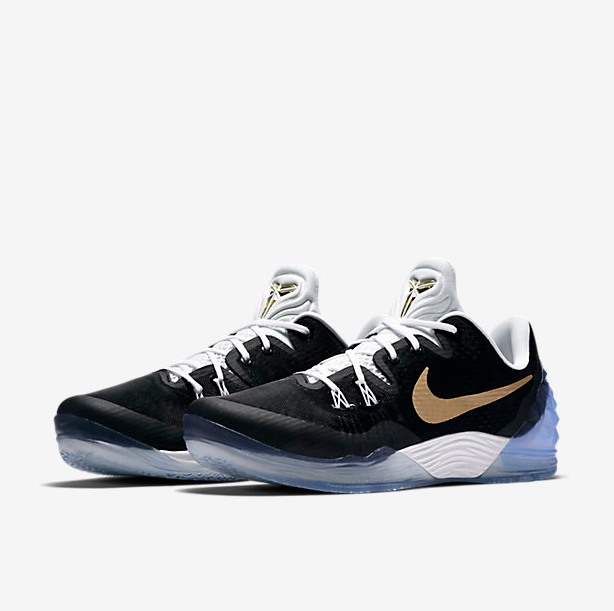 Nike Kobe 5(V) Black White Gold Shoes